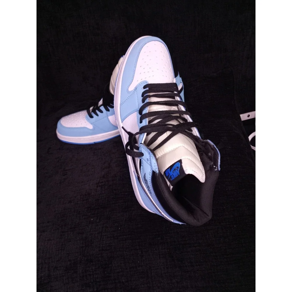 Nike Air Jordan 1 Retro High OG University Blue 555088-134 Mens Size 12 Sneaker
